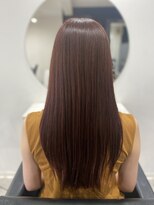 トゥーレアクア(Tule AQUA) ロングヘアのツヤ暖色カラー