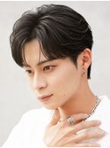 黒髪リクルートフェザーショートフェザーパーマ韓国マッシュ