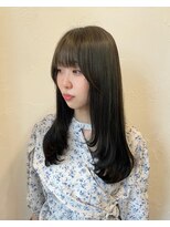 ヘアー ミュゼ 大西店(HAIR Musee) ブリーチなしWカラー/オリーブグレージュ