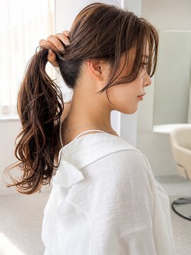 ユイマァル 岡山(YUIMARL) 岡山20代30代40代★顔周りレイヤー★エギョモリっぽい後れ毛★