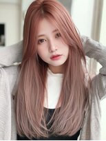 サロンドアイ(salon de i)&nbsp;くびれロングレイヤー × ピンクブラウン