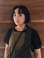 キルトプラスリム(Qilt+LIM)&nbsp;センターパートとミニボブパーマ