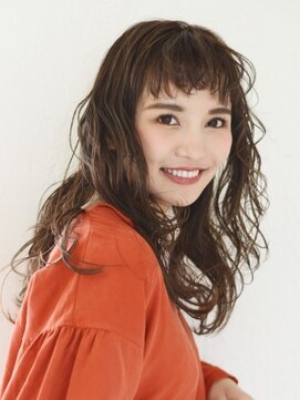 ヘアメイク アース 新宿御苑店(HAIR & MAKE EARTH) ウエットフリンジロング【EARTH四ツ谷店】