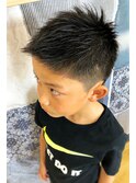 お洒落キッズ♪スポーツカット☆モヒカン風スタイル♪