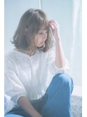 くせ毛風スポンテニアス無造作ウェーブ