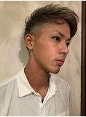 ツーブロックショート