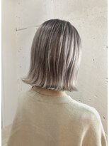 ヘアーワークス ヘルム 渋谷店(HAIR WORKS HELM)&nbsp;［HELM］ミルキーグレージュ☆ブロンドヘアー
