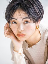 フィルムス 銀座(FILMS) レイヤーカット/デザインカラー/ウェットヘア/オリーブベージュ