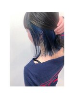 スタイル 成城学園前(STYLE) インナーブルー ポイントカラー 派手カラー