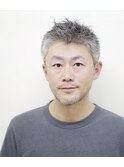 40代50代グレーヘア大人ソフトモヒカン