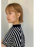 20代30代大人かわいいうる艶髪抜け感ヘア切りっぱなしボブ