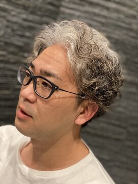 プレミアムバーバー 目黒店(PREMIUM BARBER produce by HIRO GINZA) ハクハツデザインパーマ