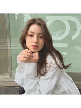 スウェル(SWELL) チョコレートベージュ×ナチュラルレイヤー/kiy