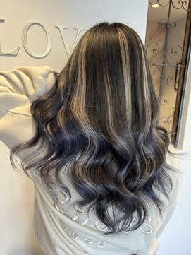 ラビスモア(Lovis moa) 魅力倍増カール/セミディ/シアーカラー/ダークアッシュ/姫カット