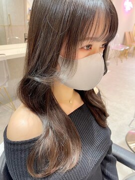 ラルム 新宿(LARME) 韓国前髪顔周り×フェミニン【新宿/髪質改善】