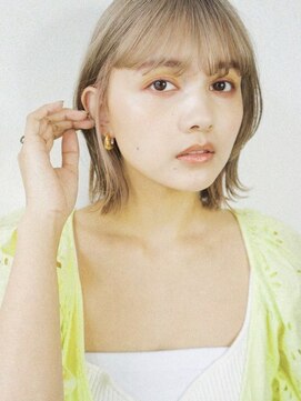 リベラ(LIBERA) 【TARO】マッシュウルフ外ハネ レイヤーカット ミルクティ