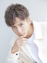小久保style☆波巻きハイライト束感ツーブロックマッシュパーマ