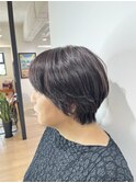 白髪ぼかしハイライト