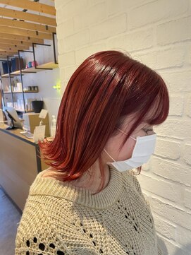 エイト 福岡天神店(EIGHT fukuoka) 【EIGHT福岡　10月　片山智裕】レッドオレンジ