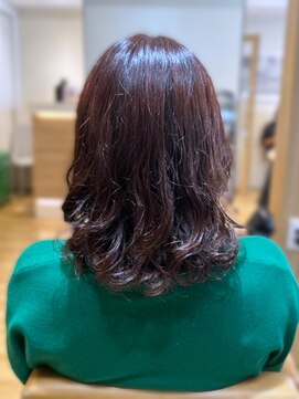 アロマヘアルーム 横浜店(AROMA hair room) アッシュカラーニュアンスパーマ/横浜/横浜西口
