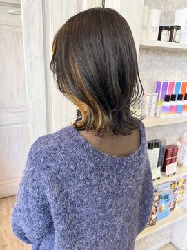 キャアリー(Caary) 福山市Caaryデザインインナーフレーミングカラー10代20代30代