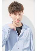 さわやかメンズショートアッシュカルマパーマベリーショート