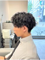 ノイセル 心斎橋(Noisyle)&nbsp;guest snap 前下がりセンターパート×ツイストスパイラルパーマ