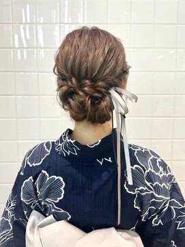 ゼストカロン(ZEST Kalon) 浴衣アレンジ/シニオンスタイル