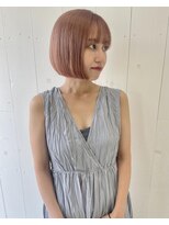 ハート(HART)&nbsp;ミニボブ×ピンクベージュ