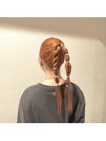 カリーノ(carino)&nbsp;ポニーテールアレンジ