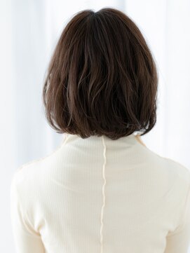 ドクターズサロン LAB 小山店 ショコラアッシュ抜け感ミストバング丸みボブg小山20代30代40代