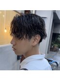 ツイストスパイラル/センターパート/ツイスパ/ツイストパーマ