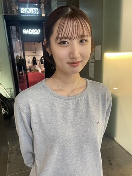 ガリカ 大名(Gallica) 【恒吉佐央理】似合わせ前髪カット/シースルーバング