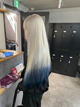 ニューワン バイ ネイバー 立川(Newone by neighbor) レイヤーカットナチュラルハイトーンデザインカラー[立川駅]