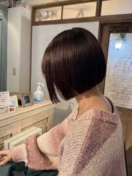 サンバイセライロ 千葉(SAN. by celilo) ミニボブ × ボルドーカラー【千葉優希】