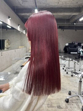 ネアー 新潟(NEER) レッドカラー＊ブリーチカラー