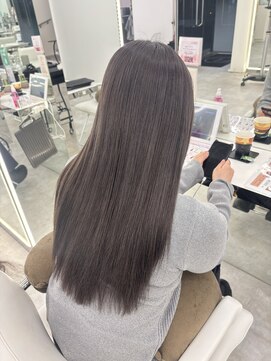 ブラウン(Brown) #haru 透明感MAX！グレージュカラー