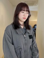 ニコフクオカヘアーメイク(NIKO Fukuoka Hair Make)&nbsp;[NIKO]ワインレッド/レッドカラー/レイヤーカット