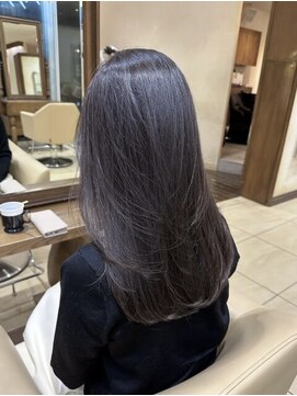 ザック ヴィ(ZACC vie) レイヤーカット/シアーグレージュ