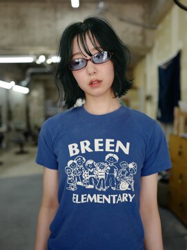 蜃気楼 （（（蜃気楼）））ダークブルーの地毛風カラー