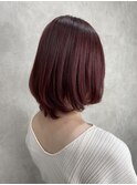 アプリコットオレンジくびれヘアハイライトカラー熊本