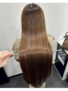 ピリオド 赤坂(Period.) スーパーロングヘアー ベージュ 美髪 髪質改善 赤坂見附 美容室