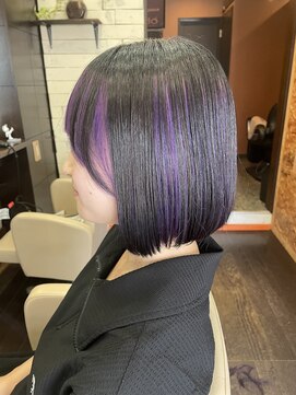 アド ヘア プレイス(adon hair place) umbrella purple