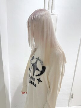 ミュー(Mu) ホワイトブロンド　ホワイトシャンプー仕上げ