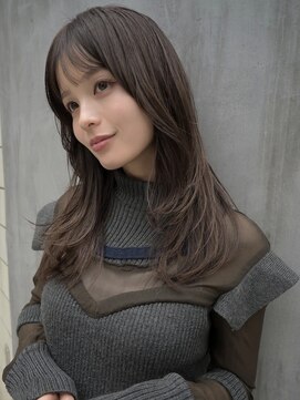 プロス(Pros) レイヤーミディアム/透明感ベージュ/表参道