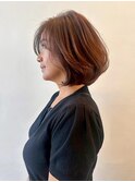 ショート/ボブ/レイヤーカット/ブラウンベージュ