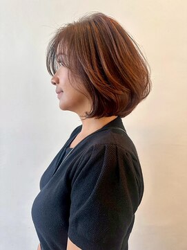 イーストハムアネーロ(EAST HAM anello) ショート/ボブ/レイヤーカット/ブラウンベージュ