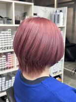キャラ シャローネ 池袋(Chara Chalone)&nbsp;丸みショート/ケアブリーチ/マゼンタ/池袋/本松