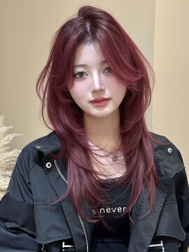 ロンドガーネット 池袋(Lond garnet) 暗めカラー/グランマッシュ/デザインカラー/レイヤーカット/池袋