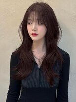 セブンルックス(7LOOKS)&nbsp;【髪質改善】ボルドーカラー×ロング韓国ヘア